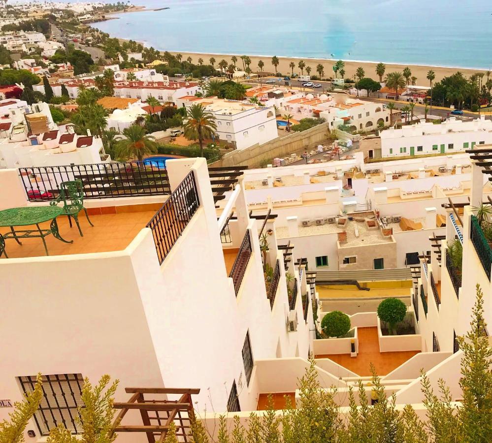 Penthouse With Large Terrace And Roof Solarium, With Amazing Sea Views Apartment Mojacar Luaran gambar