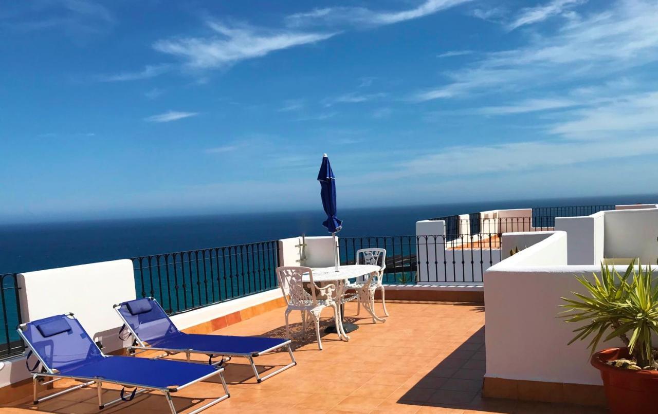 Penthouse With Large Terrace And Roof Solarium, With Amazing Sea Views Apartment Mojacar Luaran gambar